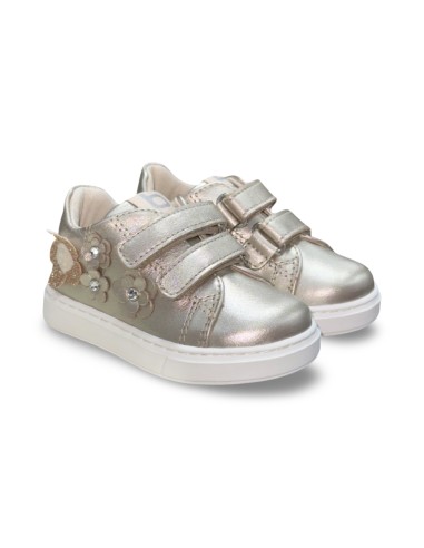 Balducci CITA7089 sneakers bambina in pelle champagne