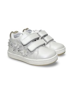 Balducci Soft CITA6766B sneakers bambina primi passi in pelle bianco
