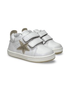 Balducci Soft CITA6750P sneakers bambina in pelle bianco/platino