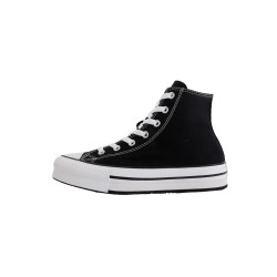 Converse Ctas Eva Lift HI 272855C Black White Black sneakers donna in tela 2