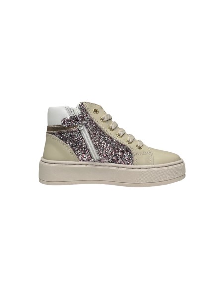 Balducci KIAB1093 sneakers bambina in pelle beige