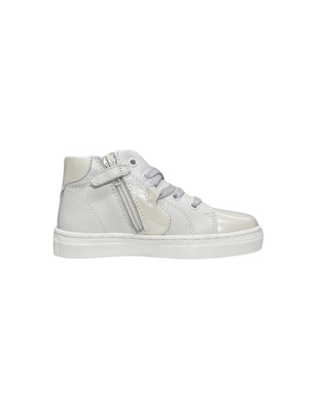 Balducci BUTT1888 sneakers bambina in vernice bianco
