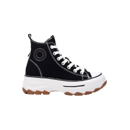 Refresh 172476 sneakers donna in tessuto nero