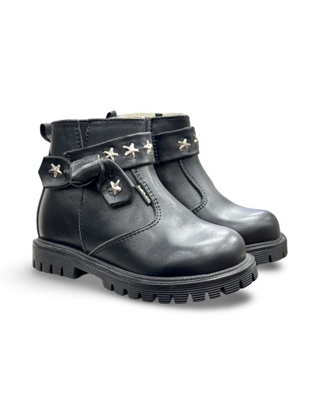 Balducci Soft MATRIX 2202 stivaletti bambina in pelle nero