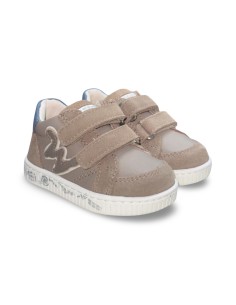 Balducci MSPORT4840 sneakers bambino in pelle/camoscio taupe