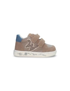 Balducci MSPORT4840 sneakers bambino in pelle/camoscio taupe 2
