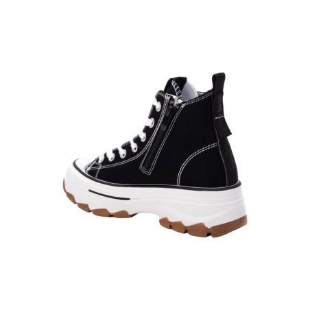 Refresh 172476 sneakers donna in tessuto nero