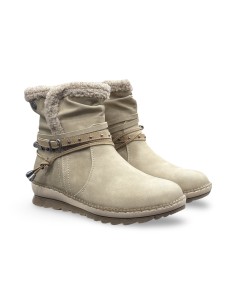 Refresh 173250 stivaletti donna in nabuk beige