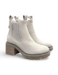 Refresh 171056 stivaletti donna in pelle beige