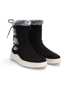 Refresh 172117 stivaletti donna in camoscio nero