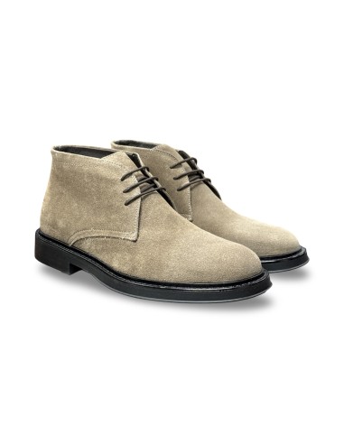 Exton 275 stivaletti uomo in camoscio beige