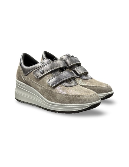 Enval Soft 6779933 sneakers donna in pelle color visone