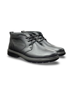 Enval Soft 8715100 stivaletti uomo in pelle nero