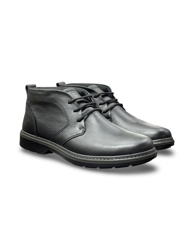 Enval Soft 8715100 stivaletti uomo in pelle nero