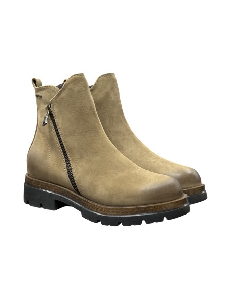 Igi&Co 6686211 stivaletti donna in pelle nabuk taupe