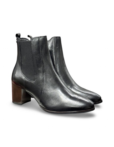 KEYS K-8950 stivaletti donna in pelle nero