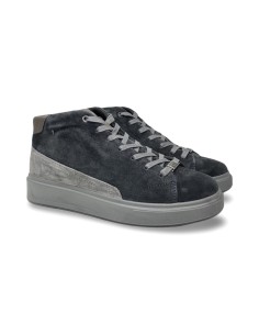 Igi&Co 6635322 sneakers uomo in camoscio grigio/blu notte