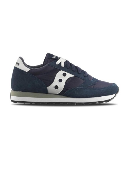 Saucony Jazz Original S2044-316 sneakers uomo in camoscio/tessuto/pelle blu
