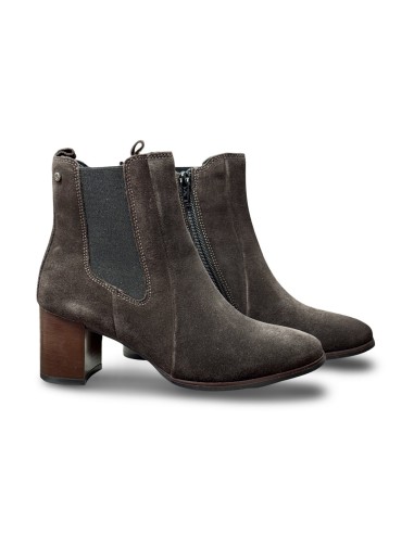 KEYS K-8950 stivaletti donna in camoscio marrone