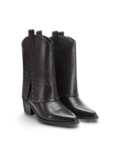 Carmela 161961 stivaletti donna in pelle nero