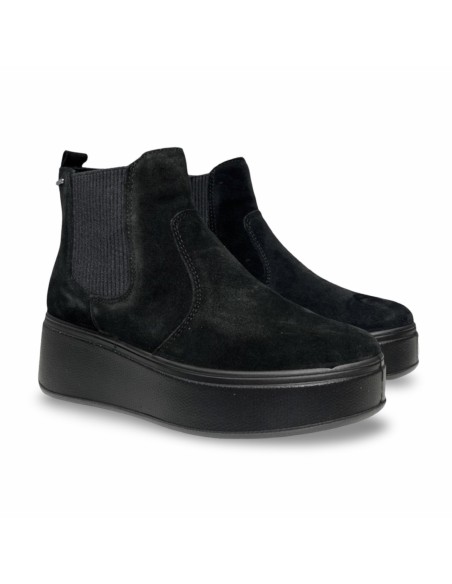 Igi&Co 6672000 stivaletti donna in camoscio nero