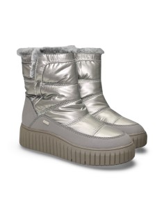 s.Oliver M2643843 stivaletti donna in pelle platino