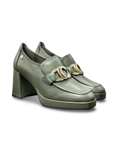 Carmela 161849 stivaletti donna in pelle verde