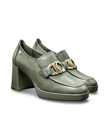 Carmela 161849 stivaletti donna in pelle verde
