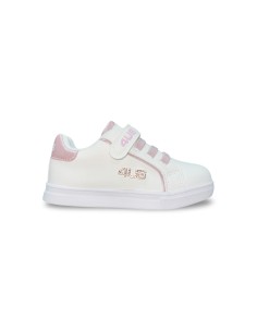 Cesare Paciotti 4US K251036 sneakers bambina in pelle bianco/rosa 2