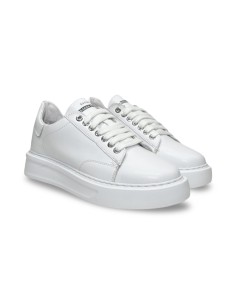 Exton 1969 scarpe unisex da ragazzo/a in pelle bianco