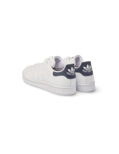 Adidas Stan Smith M20325 sneakers uomo in pelle bianco/blu 2