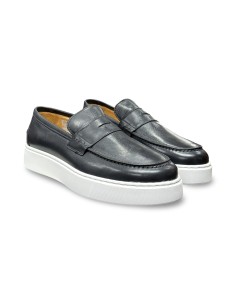 Exton 832 mocassini uomo in pelle nero