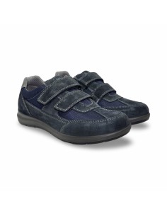 Enval Soft 7713211 scarpe uomo in camoscio rete blu notte