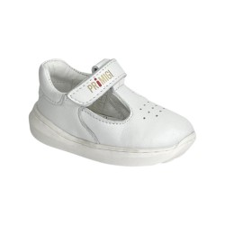 Primigi 3905211 scarpe bambino primi passi in pelle bianco