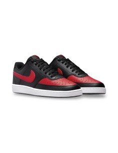Nike Court Vision DV6488 001 sneakers sportive uomo in pelle rosso/nero 2