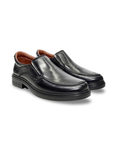 Luisetti 33650ST slip on uomo in pelle nero