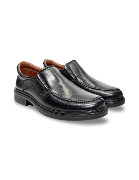 Luisetti 33650ST slip on uomo in pelle nero