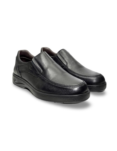 Luisetti 37700ST slip on uomo in pelle nero