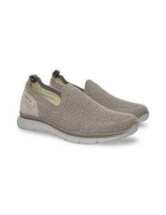 Enval Soft 7725022 slip on uomo in tessuto beige