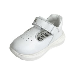 Primigi 3905211 scarpe bambino primi passi in pelle bianco 2