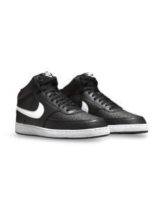 Nike Court Vision Mid NN DN3577 001 sneakers sportive uomo in pelle nero/bianco