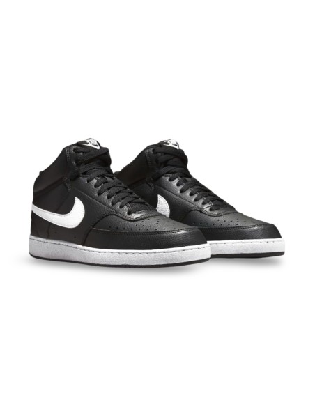 Nike Court Vision Mid NN DN3577 001 sneakers uomo in pelle nero/bianco