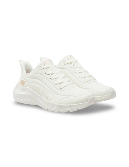 Skechers 117485 sneakers donna in pelle bianco