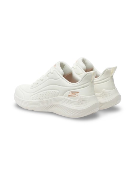 Skechers 117485 sneakers donna in pelle bianco