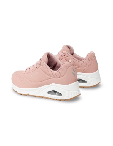 Skechers 73690 sneakers donna in pelle rosa