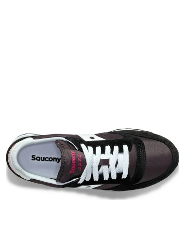 Saucony Jazz Original S1044-676 sneakers donna in camoscio/tessuto/pelle nero