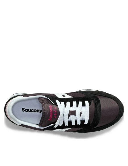 Saucony Jazz Original S1044-676 sneakers donna in camoscio/tessuto/pelle nero