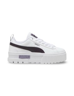 Puma Mayze Lth Jr 384527 29 sneakers donna in pelle bianco/viola