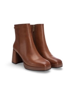 Carmela 161846 stivaletti donna in pelle camel