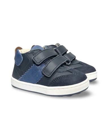 Balducci Soft CITA6207J sneakers bambino in pelle blu/jeans